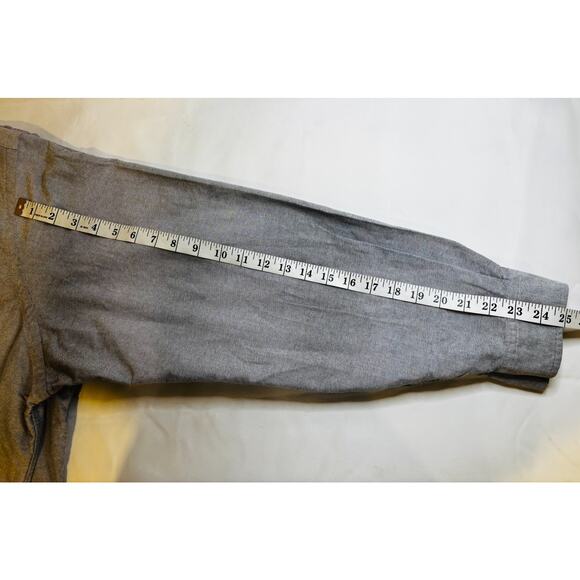 Ralph Lauren Knit Oxford Shirt Men's 2XB Big & Tall Gray Button Down Pony Logo - Picture 8 of 12